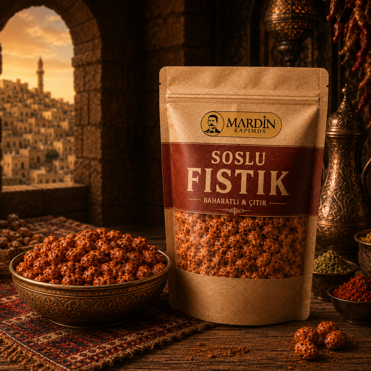 Soslu Fıstık 500 Gr