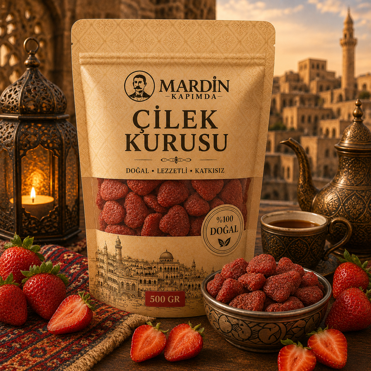 Çilek Kurusu 500 Gr