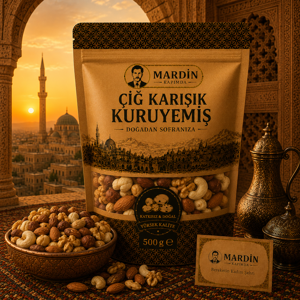 Çiğ Karışık Kuruyemiş 500 Gr