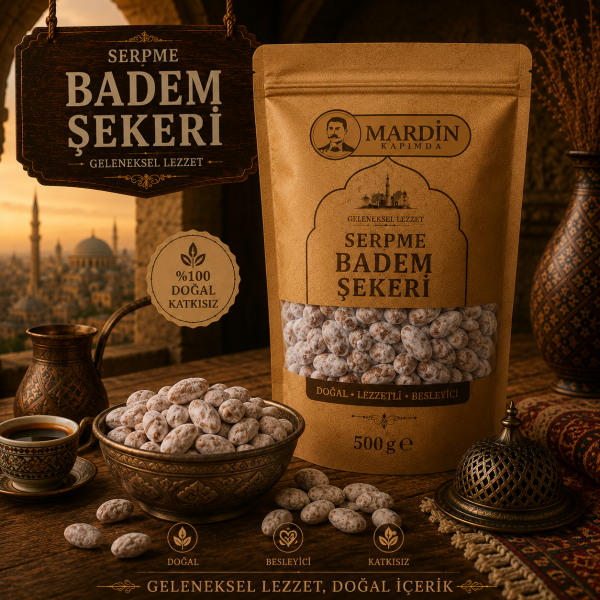 Mardin Serpme Badem Şekeri