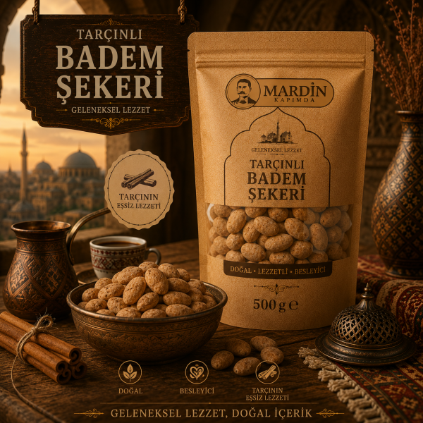 Mardin Tarçınlı Badem Şekeri