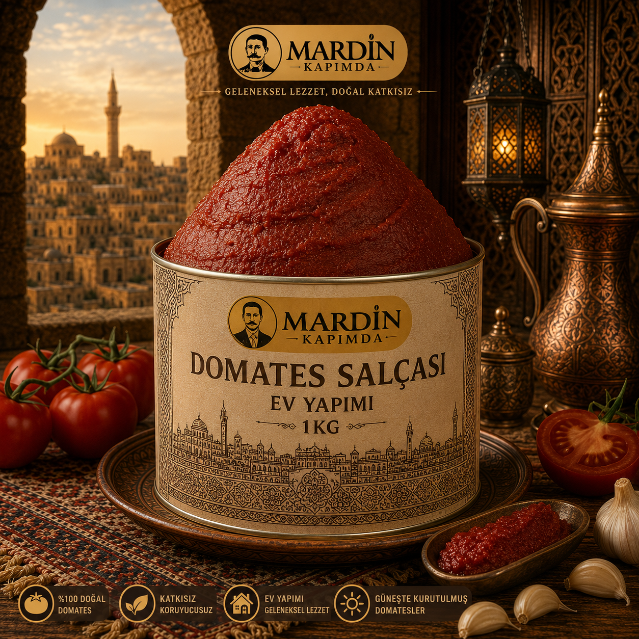 Ev Yapımı Domates Salçası 1 Kg