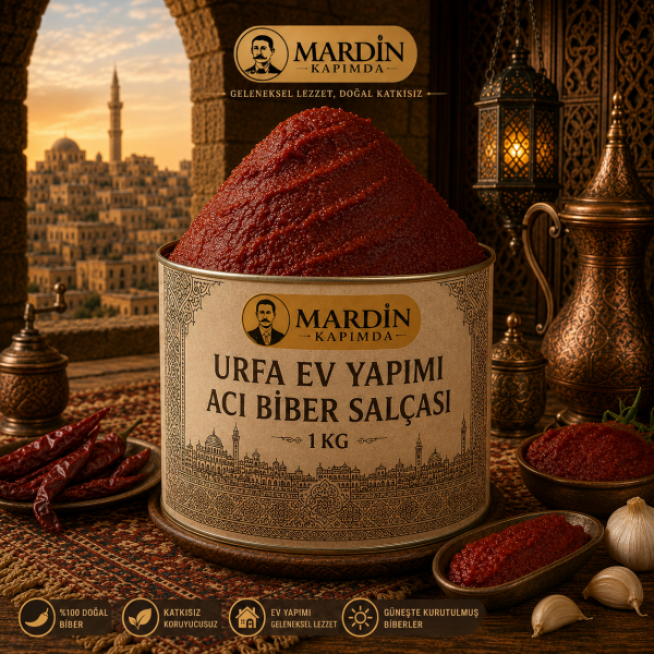 Urfa Ev Yapımı  Acı Biber Salçası 1 Kg