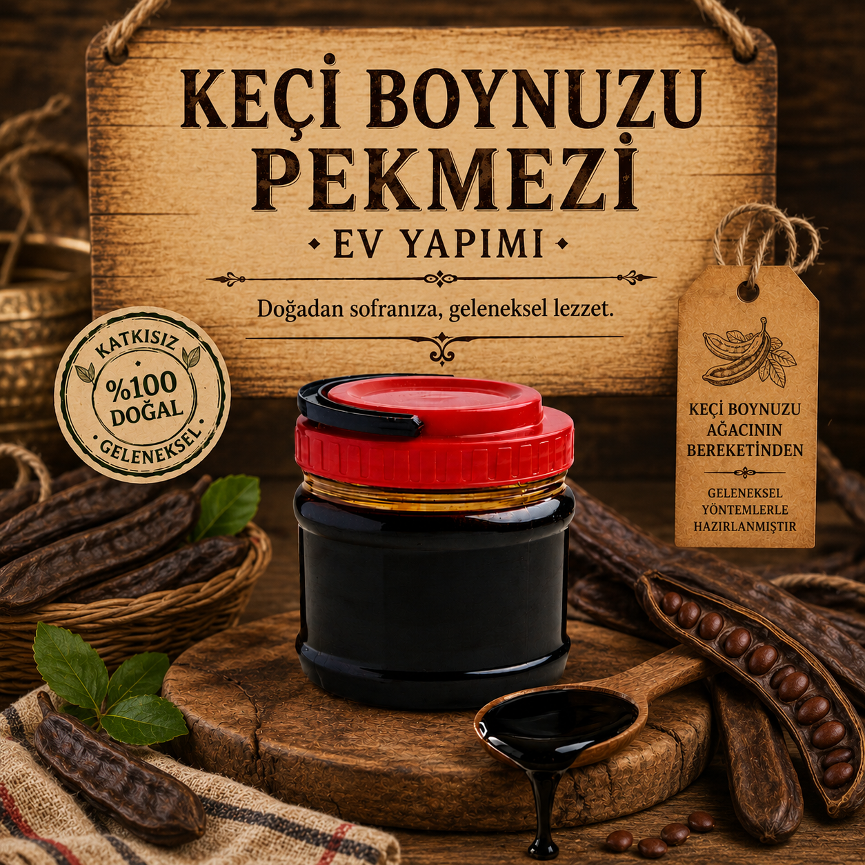 Keçi Boynuzu Pekmezi  500 Gr
