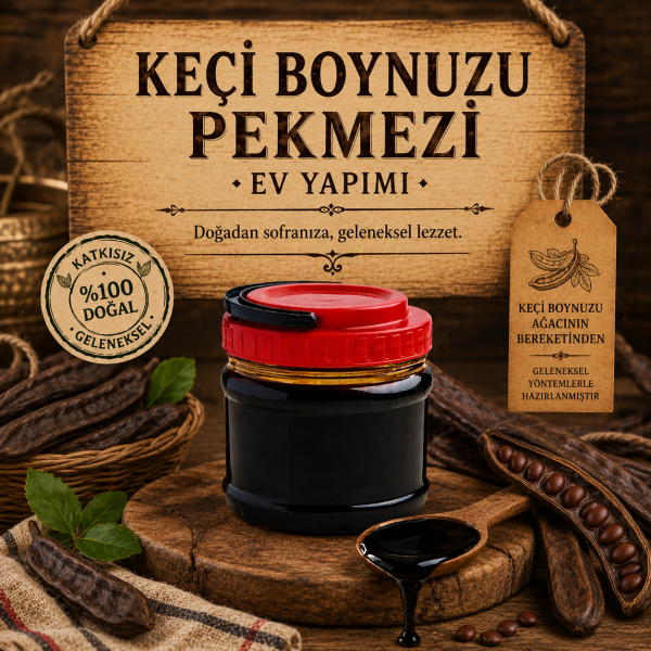 Keçi Boynuzu Pekmezi Ev Yapımı 500 Gr