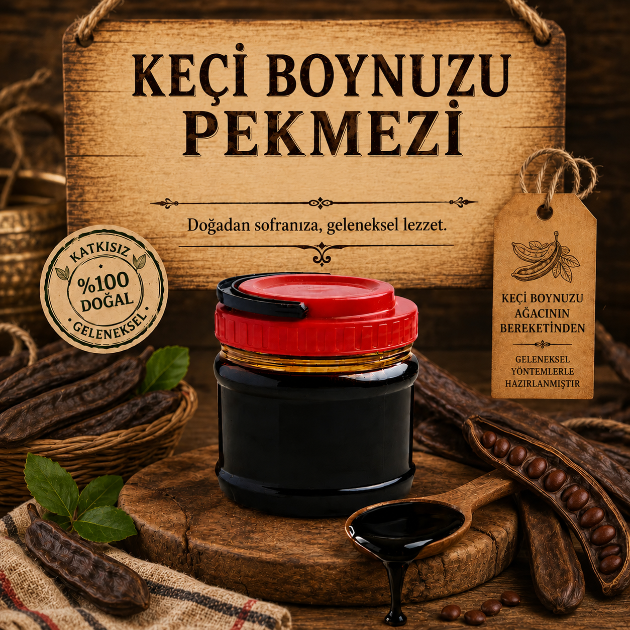 Keçi Boynuzu Pekmezi  500 Gr