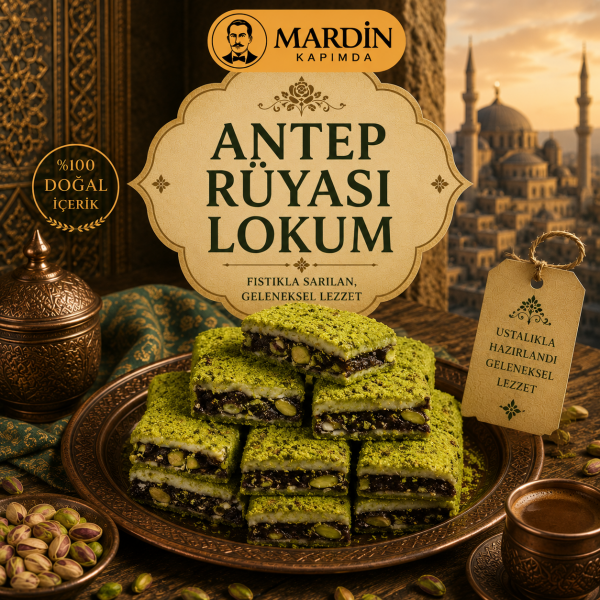 Antep Rüyası Lokum 500 Gr