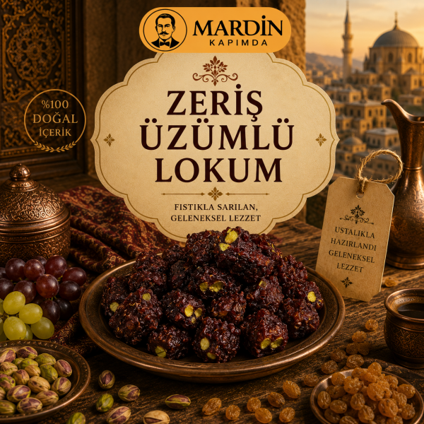 Zeriş Üzümlü Lokum 500 Gr
