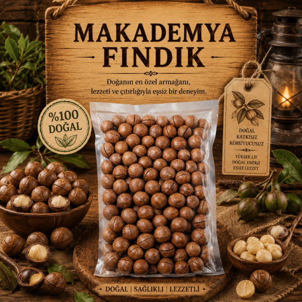 Makademya Fındığı 500 Gr