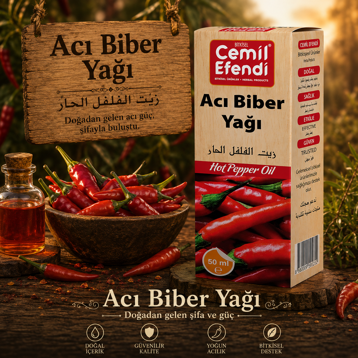 Acı Biber Yağı 50ML