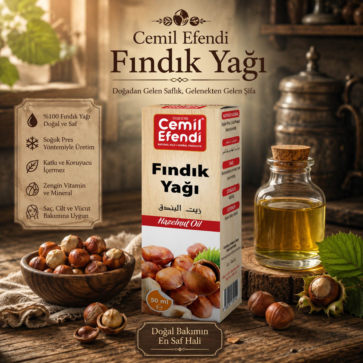 Fındık Yağı 50 ML