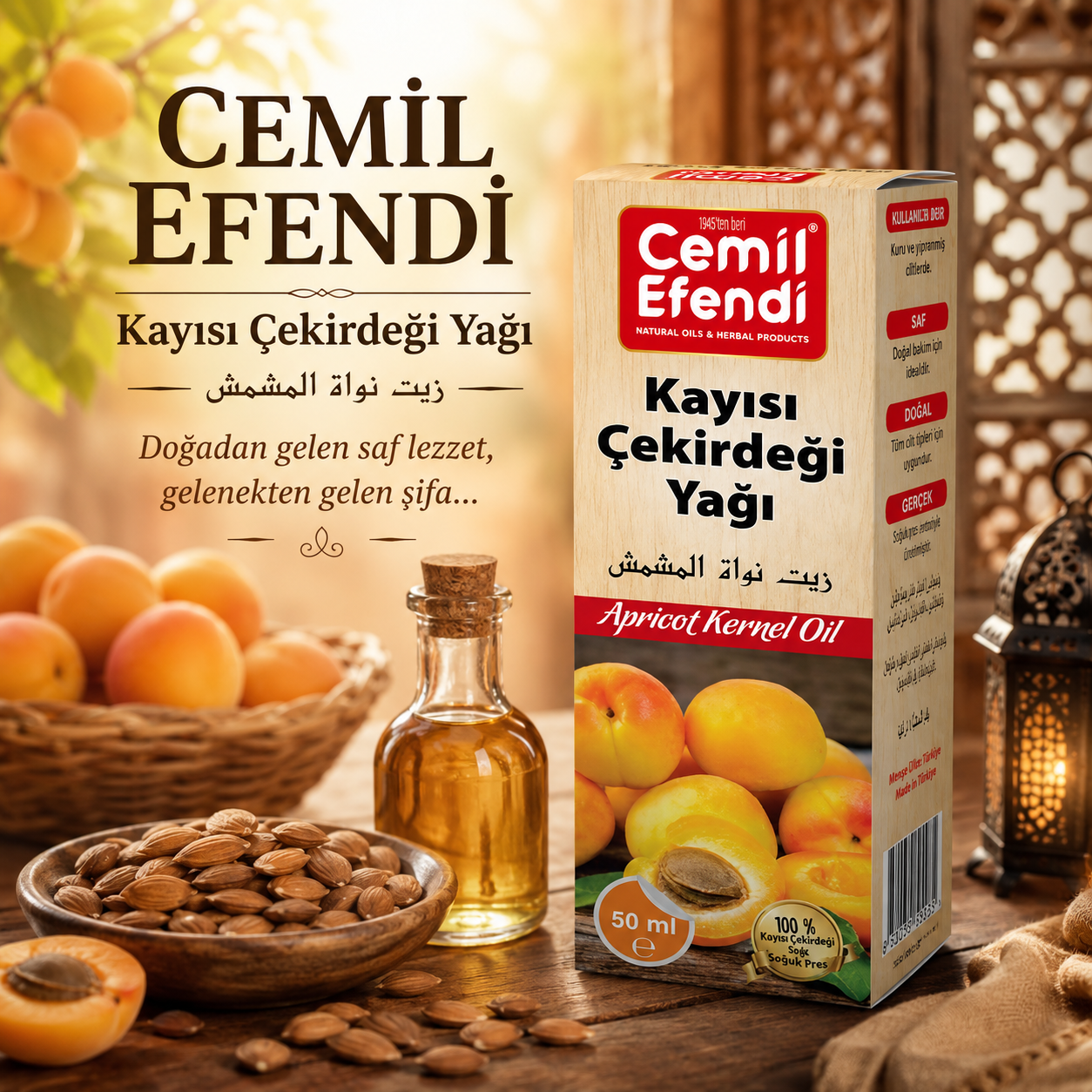 Kayısı Çekirdeği Yağı 50 ML
