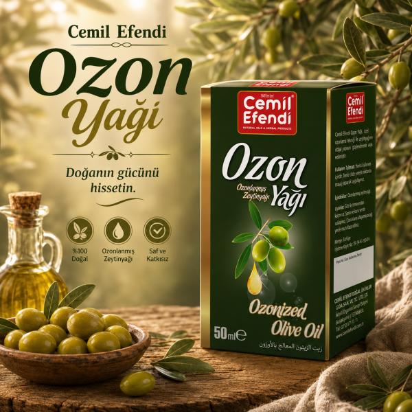 Ozonlanmış Zeytin Yağı 50 ML